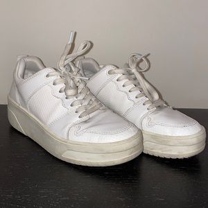 ZARA White Platform Sneakers - Size 5